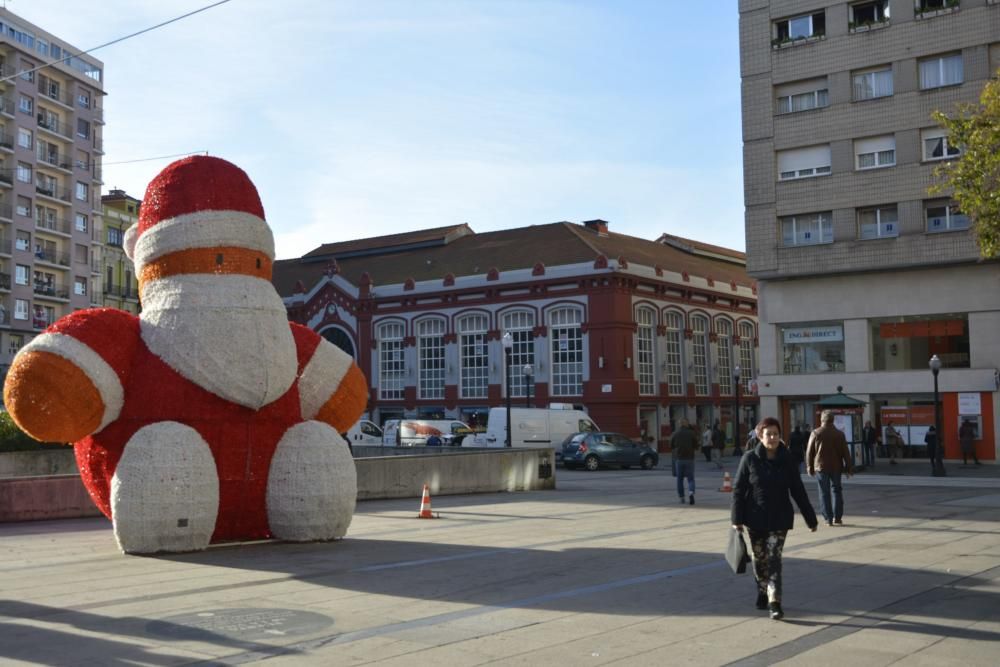 Papá Noel cambia de plaza