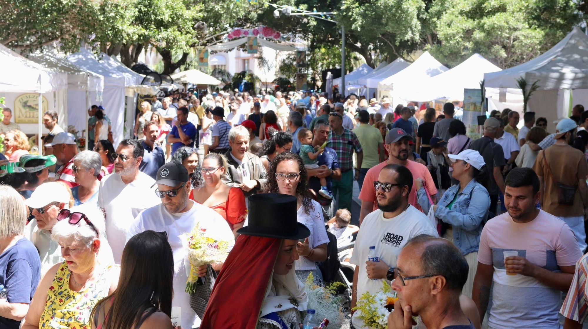 Inauguración de la exposición de flores y plantas del Parque García Sanabria