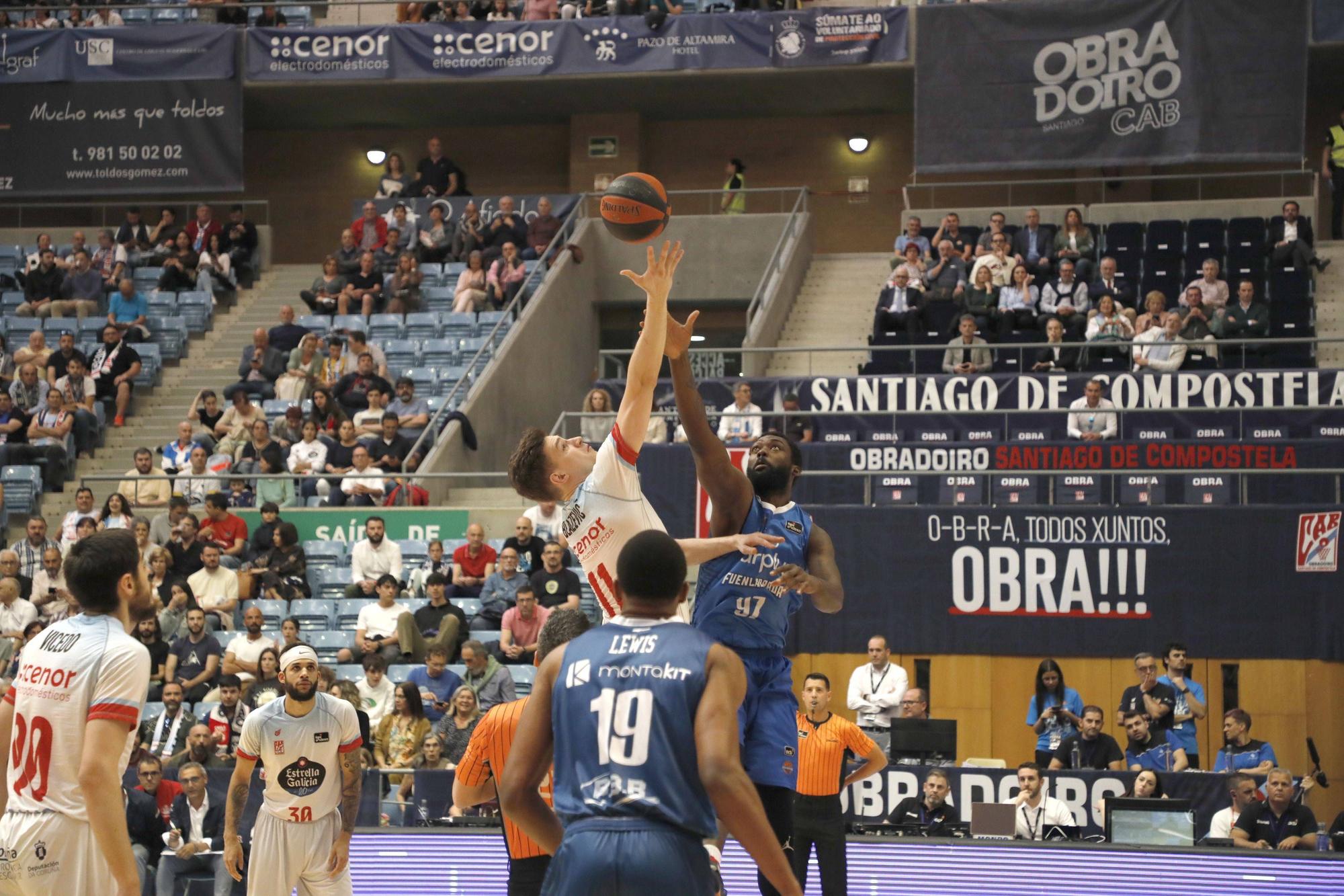 Obradoiro vs Fuenlabrada: las imágenes del partido