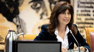 Ana Redondo durante la Comisión de Igualdad celebrada en el Senado.