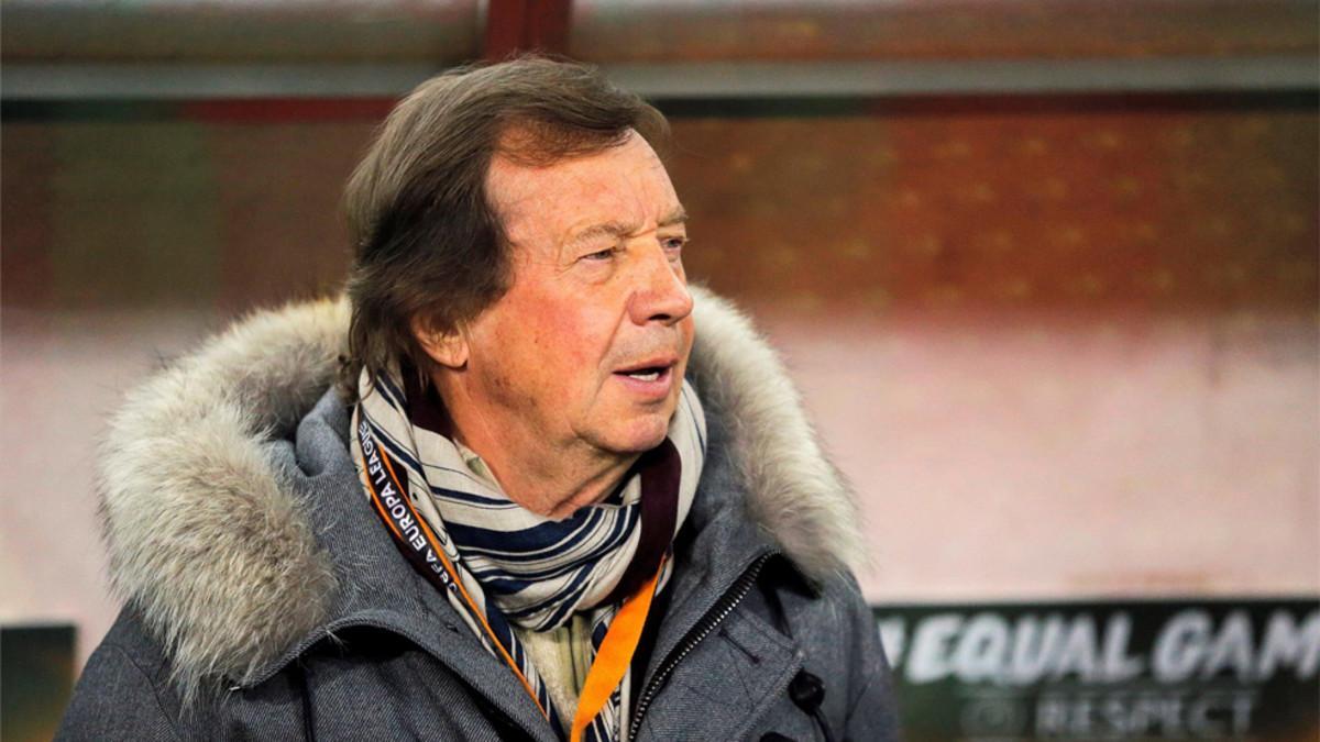 Yuri Semin, entrenador del Lokomotiv de Moscú