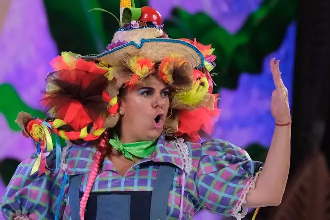 Las Lady's Chancletas actúa en la  Final del Concurso de Murgas del Carnaval de Las Palmas de Gran Canaria 2022