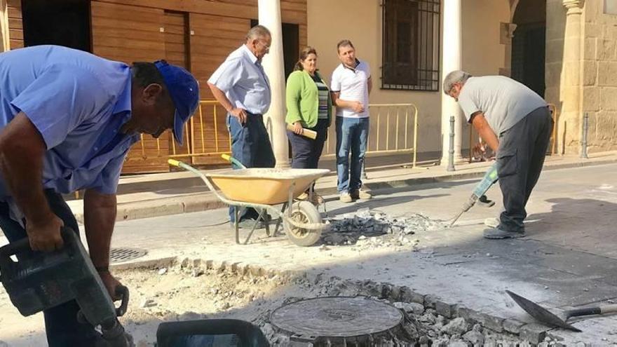 Cambios en el tráfico de la plaza de España de Lorca