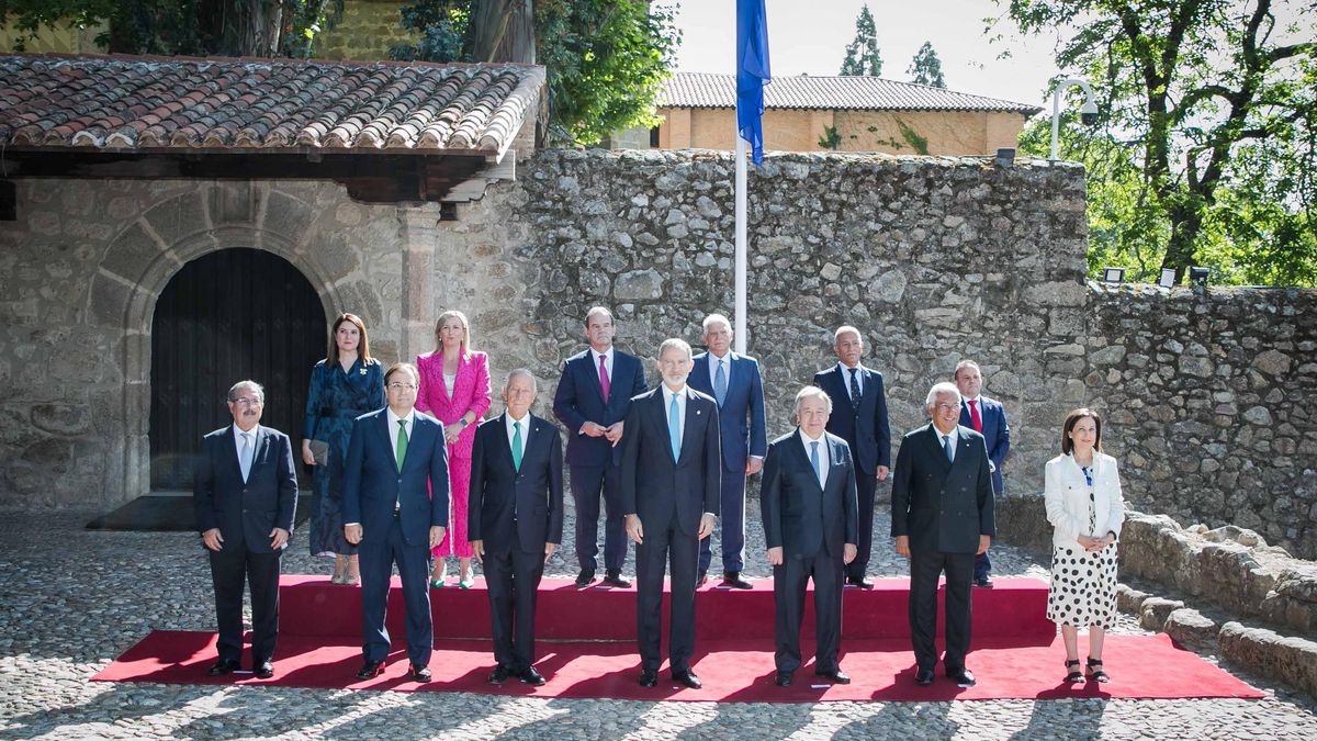 Las autoridades, en Yuste