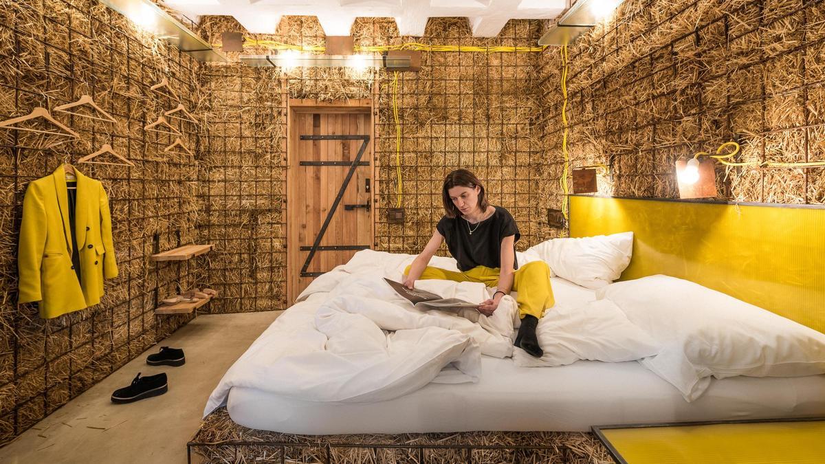 Dormir en una habitación de paja es posible en Viena
