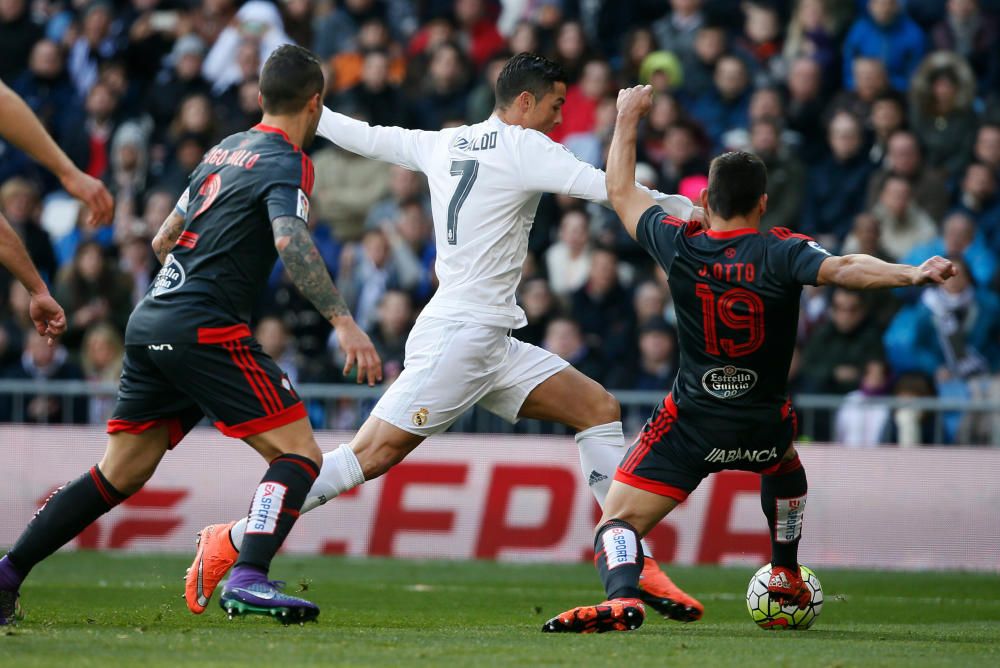 Las mejores imágenes del partido entre el Real Madrid y el Celta de Vigo.