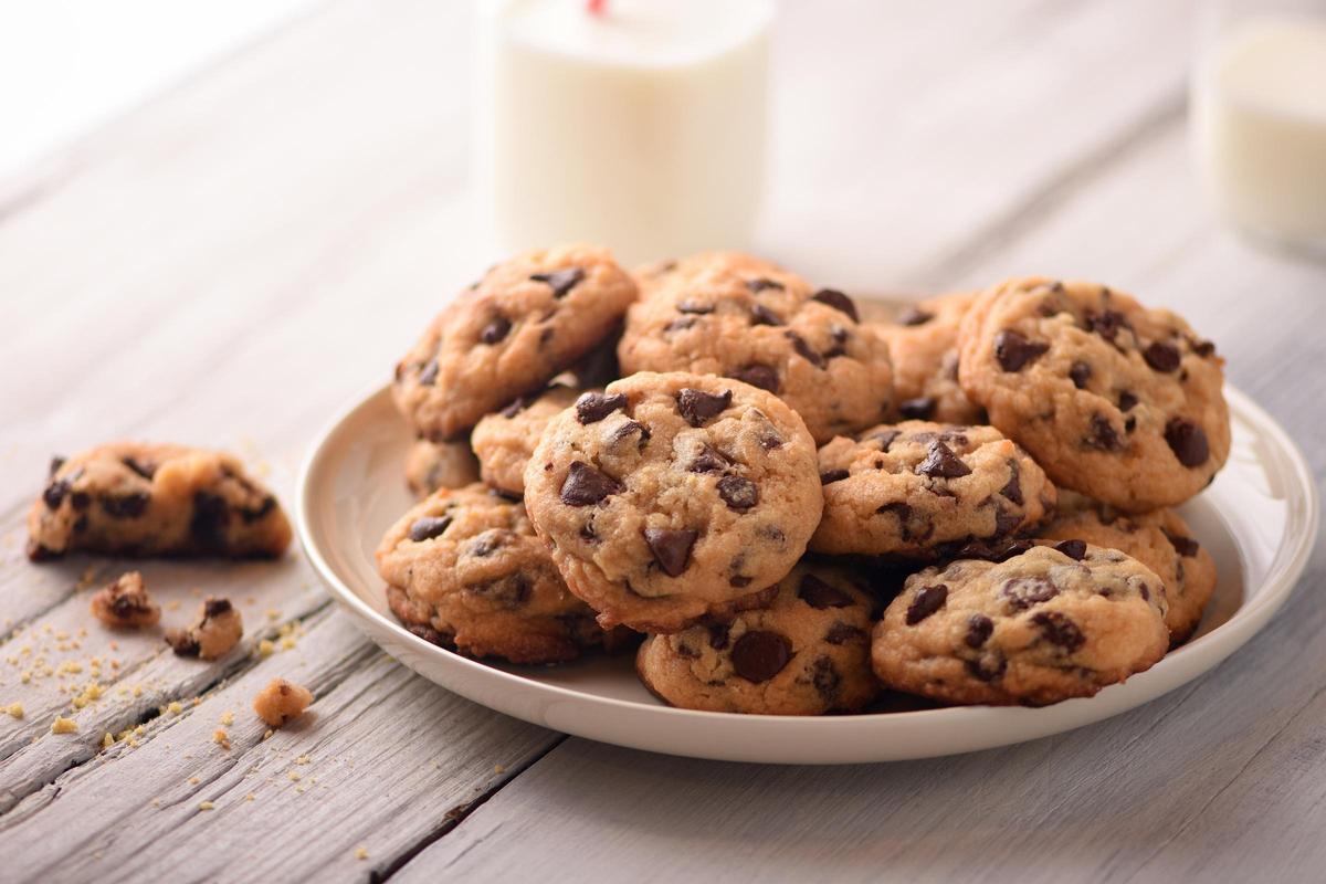 Cookies con chocolate.