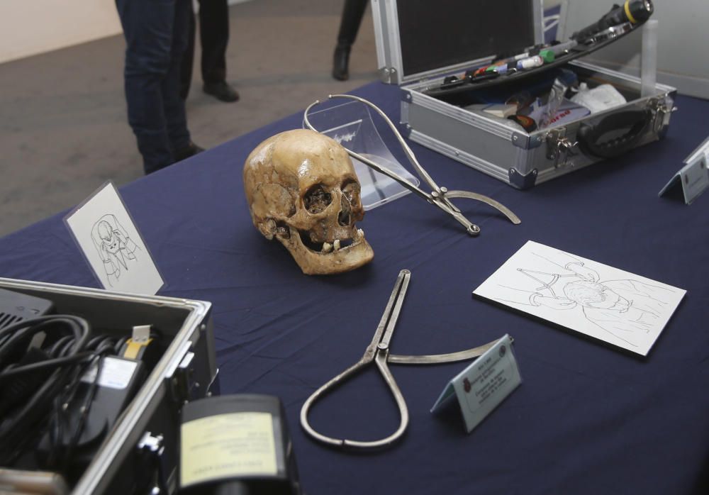 La exposición de Policía Científica se ha inaugurado en el ADDA.