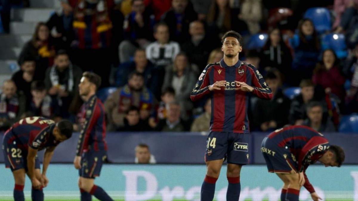 Ugo Raghouber, durante el encuentro ante el Villarreal CF