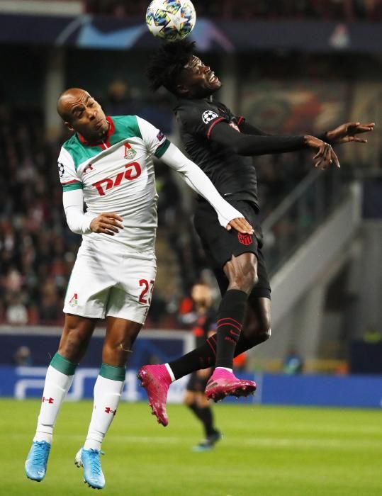 Champions League: Lokomotiv Moscú - Atlético de Madrid