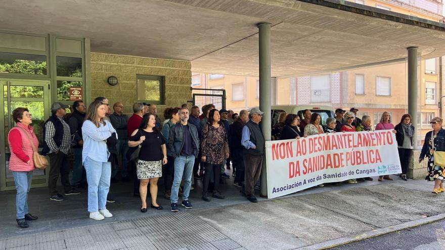 A Voz da Sanidade mantiene las protestas en Cangas en demanda de más recursos