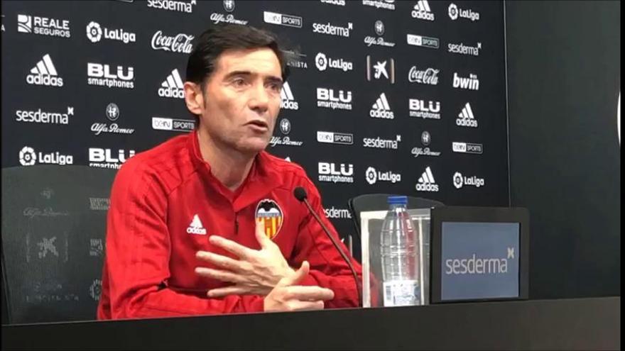 Marcelino quiere 'aparcar' el partido de Copa dle Rey ante el Betis