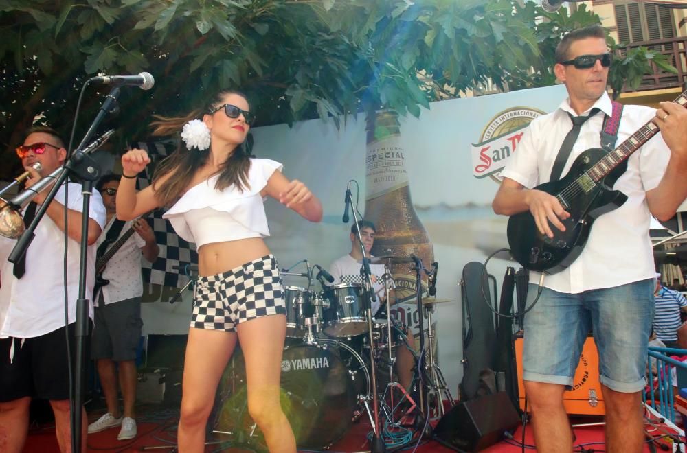 La jornada del jueves estuvo amenizada por bandas como Free Soul Band, La Maruja y otras hierbas, A pelo con la de palo, Proyecto Mandarina, Kassia, Mr. Propper, Grupo Merced y Tocata