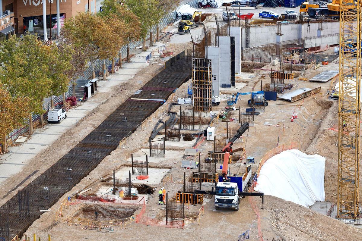 En imágenes | Así avanzan las obras de construcción de La Romareda - El ...