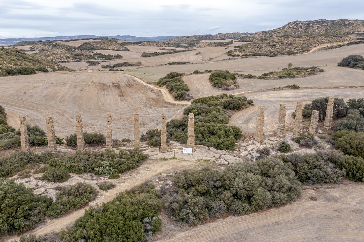 El yacimiento de Los Bañales en Layana