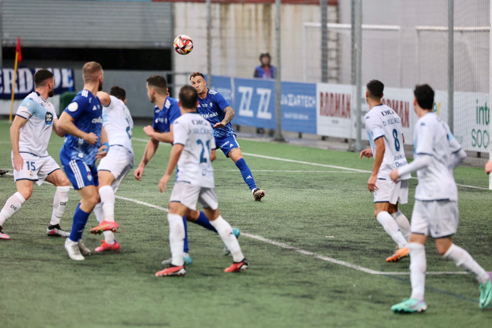 Así fue el partido entre el Covadonga y el Deportivo de La Coruña