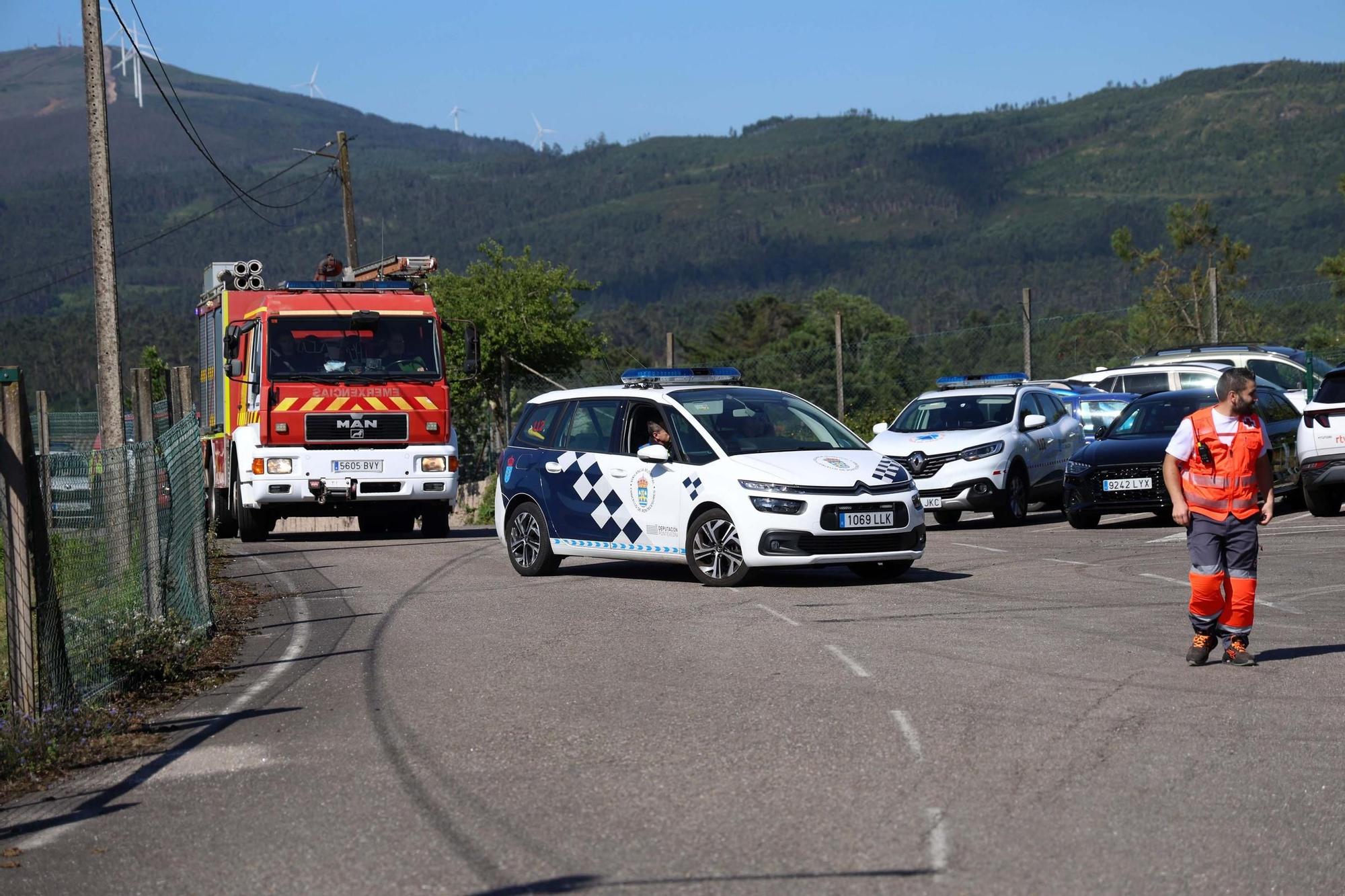 Galicia se prepara con todos sus medios para combatir un gran incendio