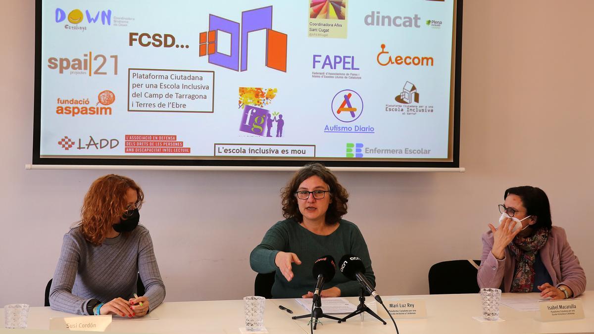 La Plataforma per l’Escola Inclusiva denuncia l’«apatia» d’Educació i exigeix ja un pla de xoc