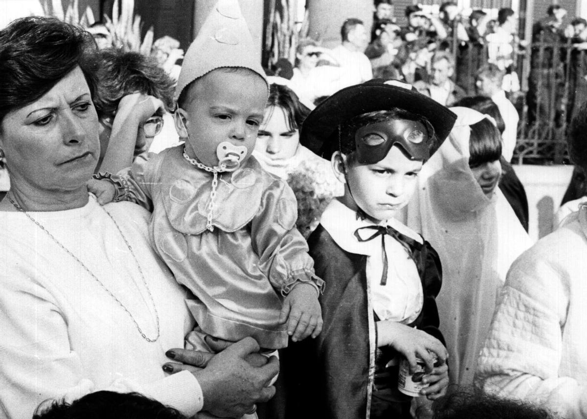 Disfraces infantiles en el Carnaval de Las Palmas de Gran Canaria en 1985