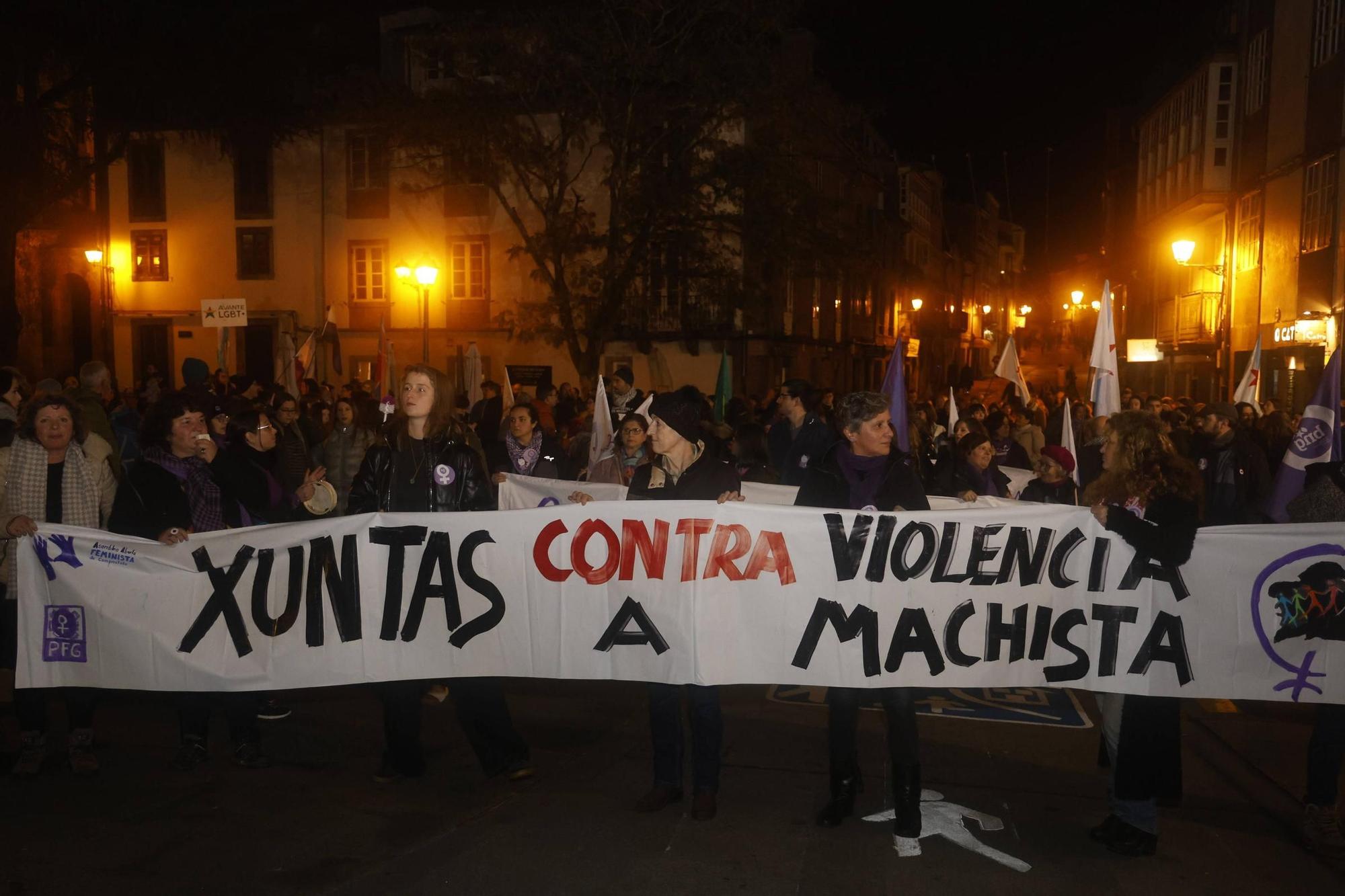 Compostela condena la violencia machista