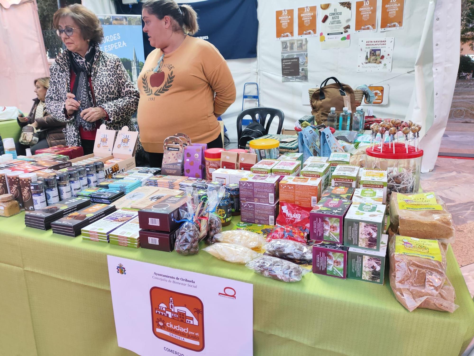 Un stand del Mercadillo Solidario.