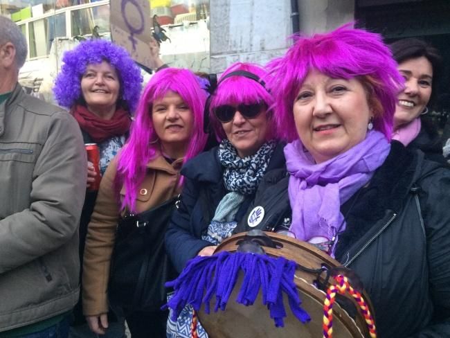 En imágenes: manifestación feminista en Gijón