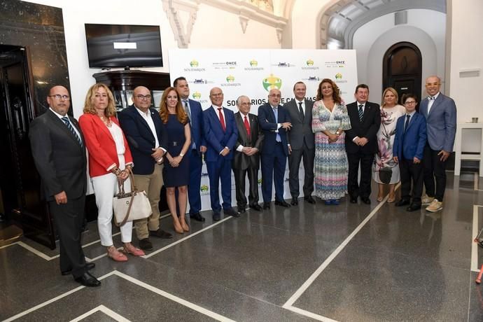 18-06-19 GENTE Y CULTURA. TEATRO GUINIGUADA. LAS PALMAS DE GRAN CANARIA. Asuntos Sociales. La ONCE Canarias entrega sus Premios Solidarios 2019. Fotos: Juan Castro.  | 19/06/2019 | Fotógrafo: Juan Carlos Castro