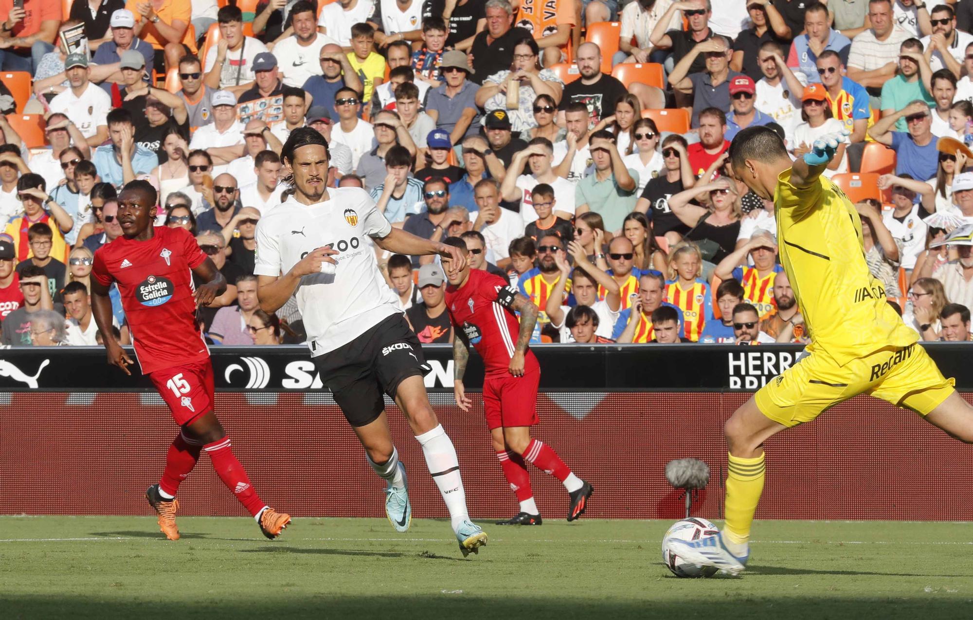 La victoria del Valencia CF ante el Celta de Vigo, en imágenes