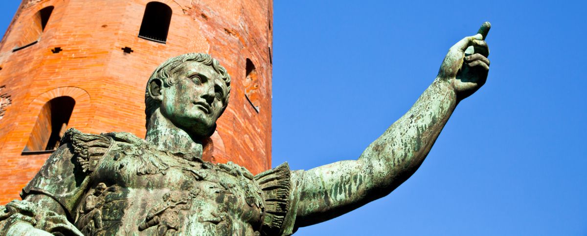 Estatua de Julio Cesar en Roma