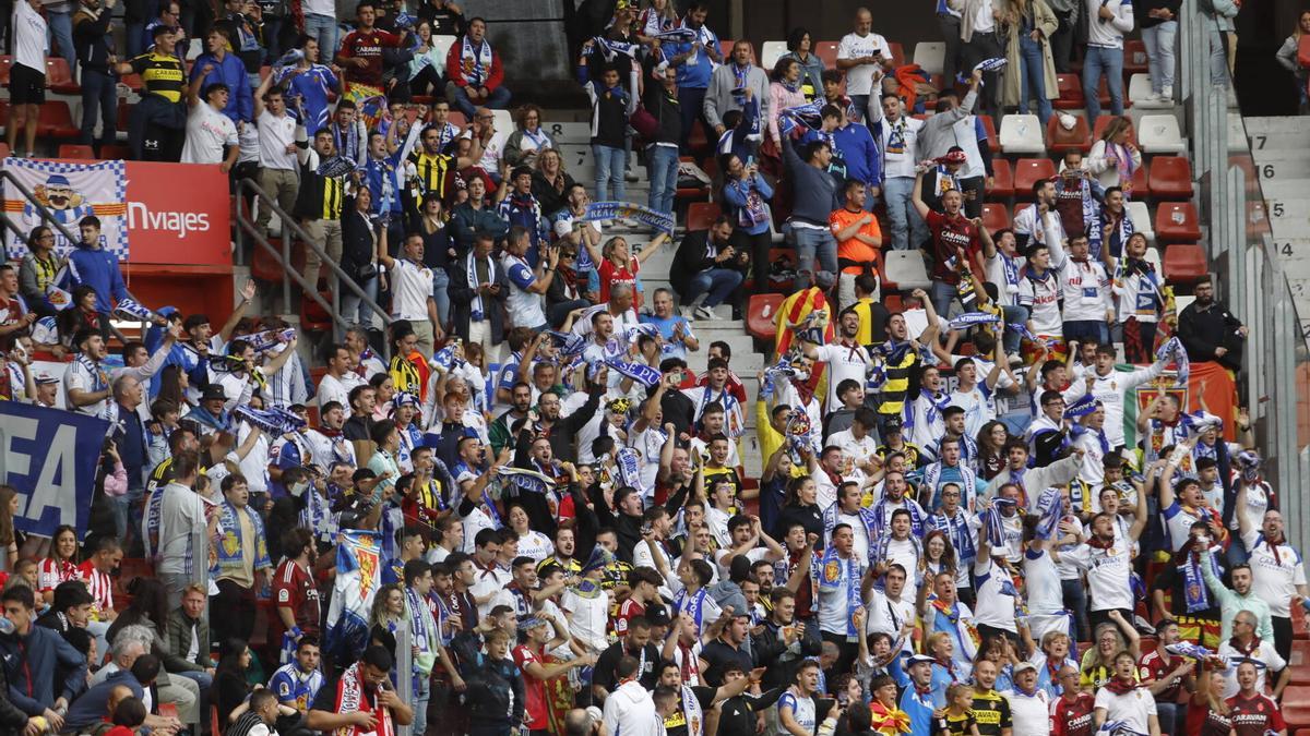 Así ha sido el partido entre el Sporting y el Zaragoza