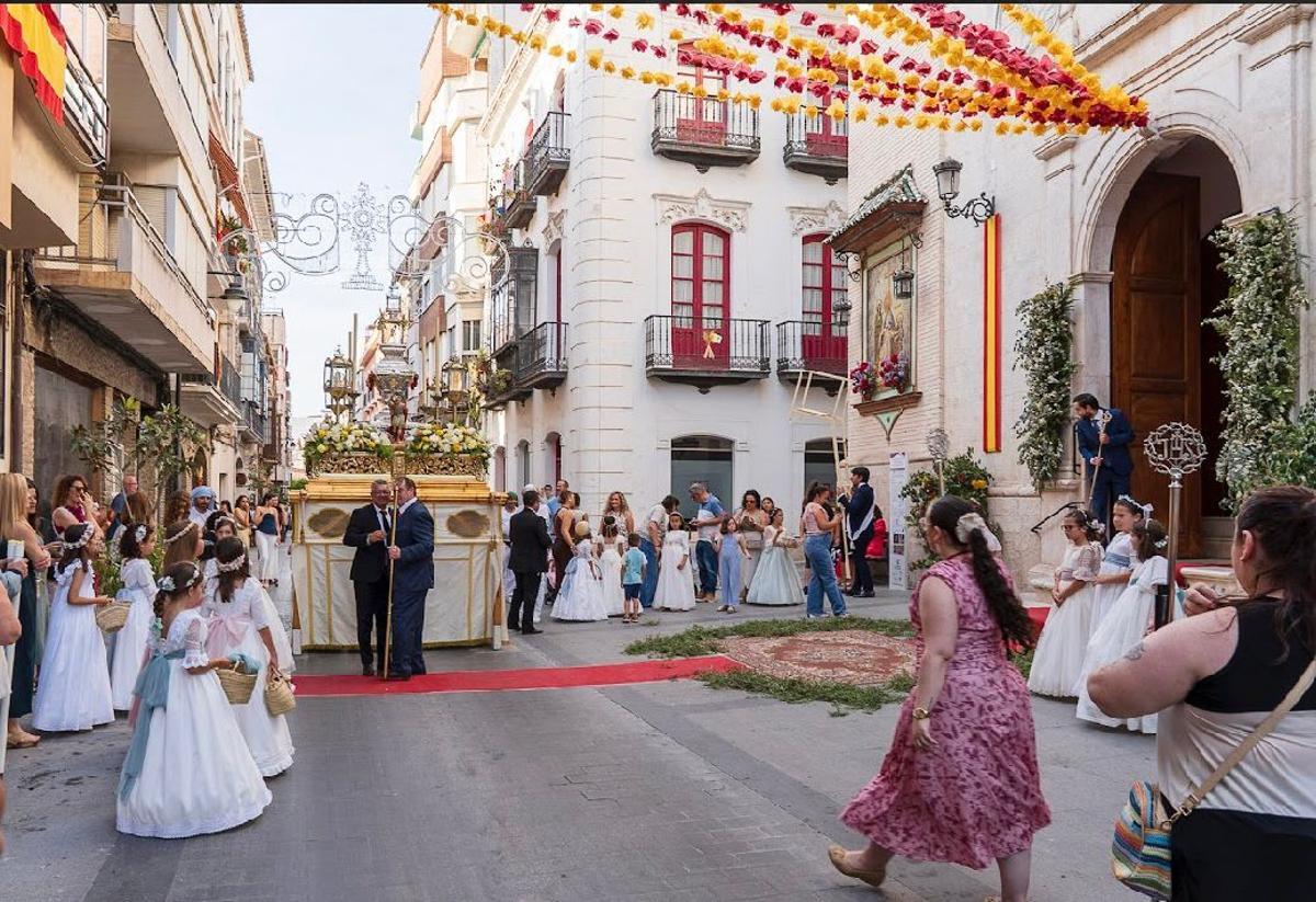 Procesión del Corpus en Puente Genil.