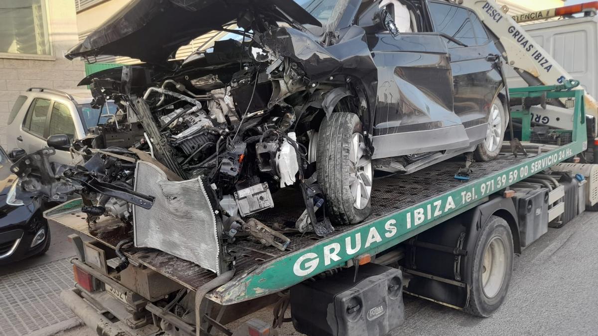 Accidente mortal en la carretera de Santa Eulària.