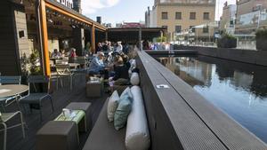 Terraza de verano del Hotel Gallery de Barcelona, uno de los establecimientos que ha cambiado de propiedad este 2024.