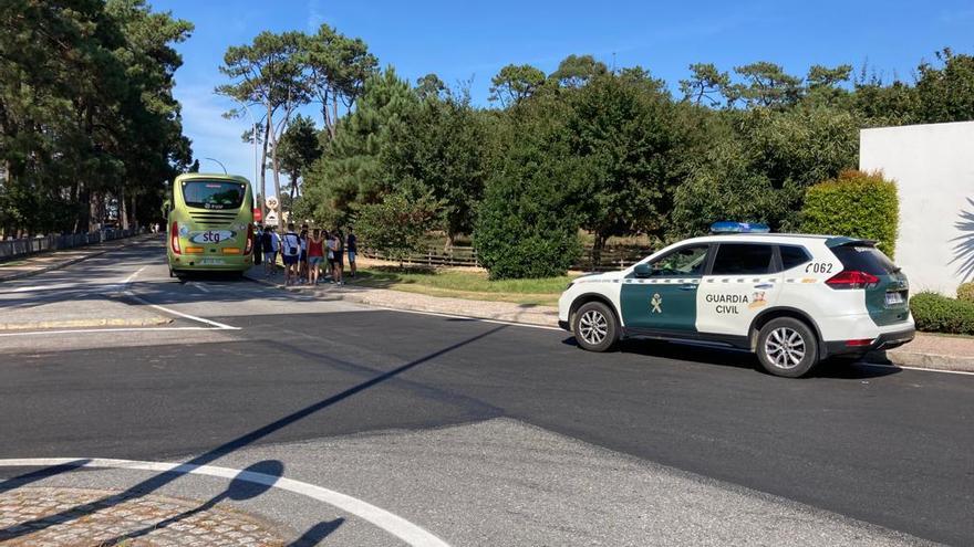 Robo en el bus de unos turistas granadinos que paseaban por A Toxa