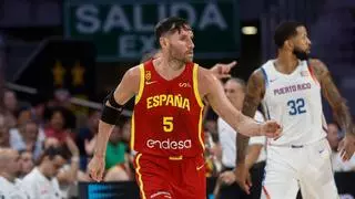 Buen test final de España ante Puerto Rico en la despedida de Rudy