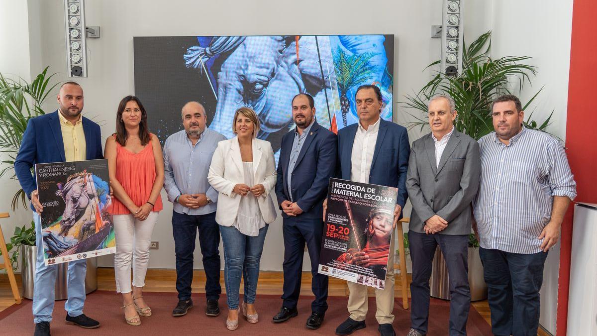 Presentación de la programación de las Fiestas de Carthagineses y Romanos, este jueves.