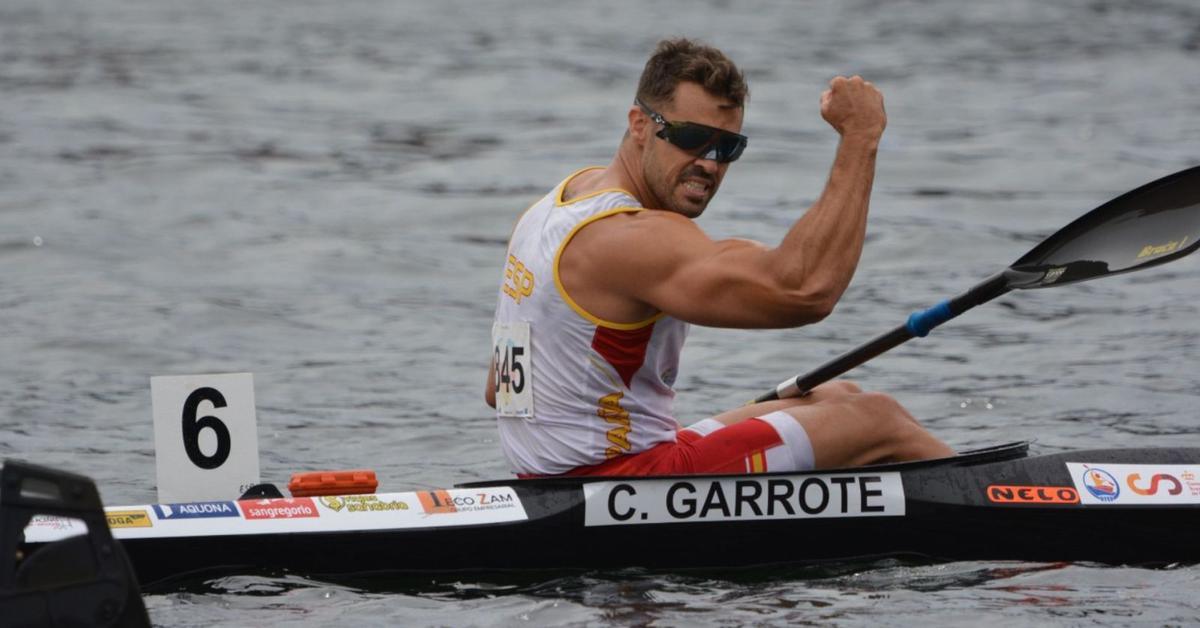 Carlos Garrotes, tras una competición. | Cedida