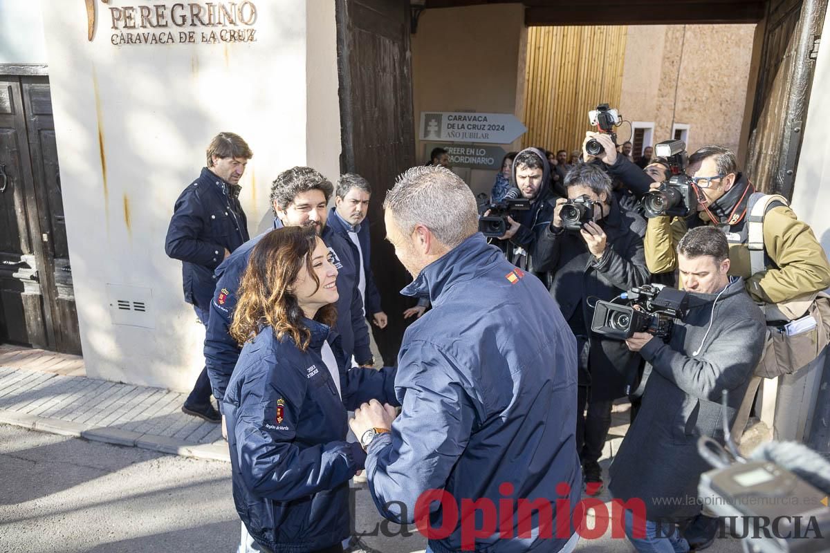 Así ha sido la visita de Isabel Díaz Ayuso a Caravaca de la Cruz