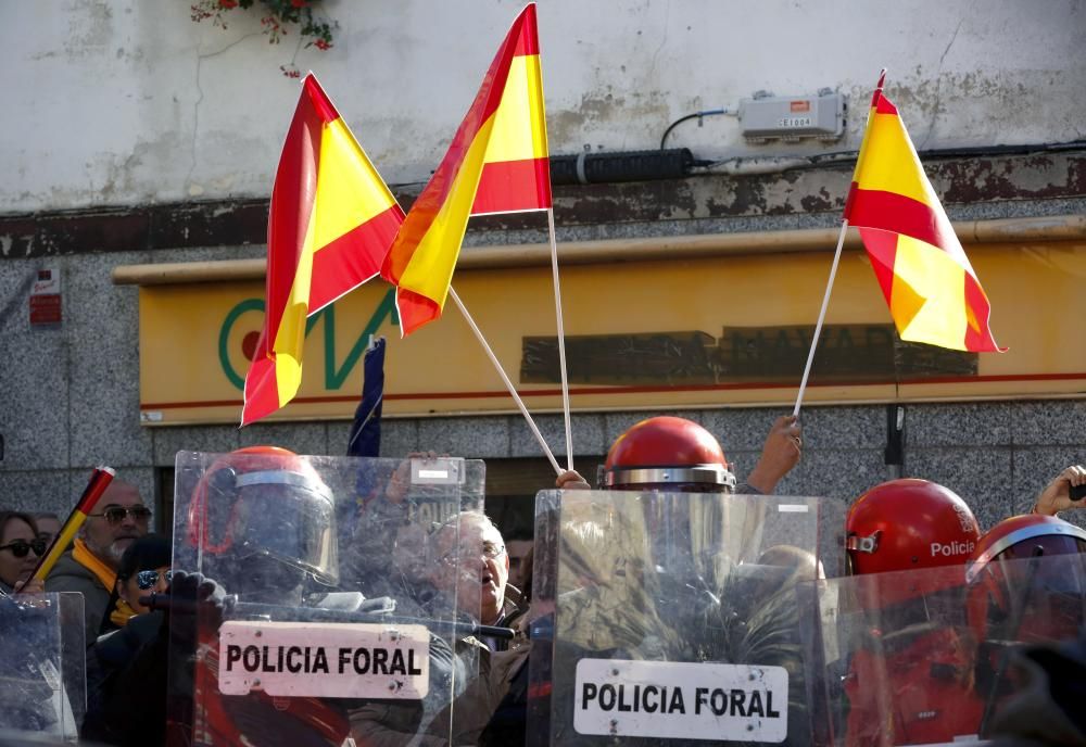 Tensión en el acto de Ciudadanos en Alsasua