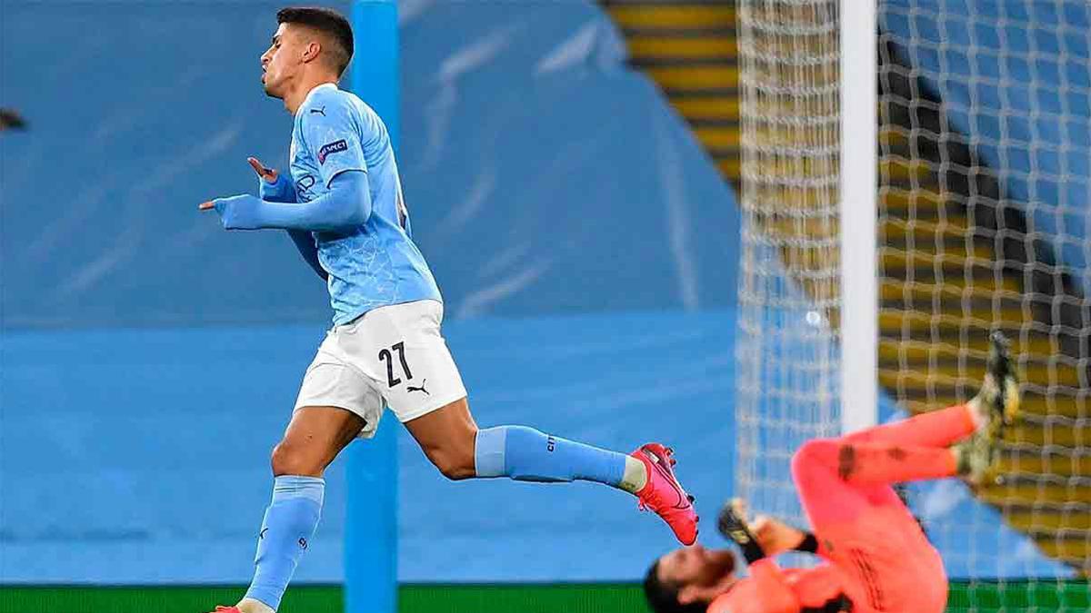 Joao Cancelo sentenció al Olympiakos