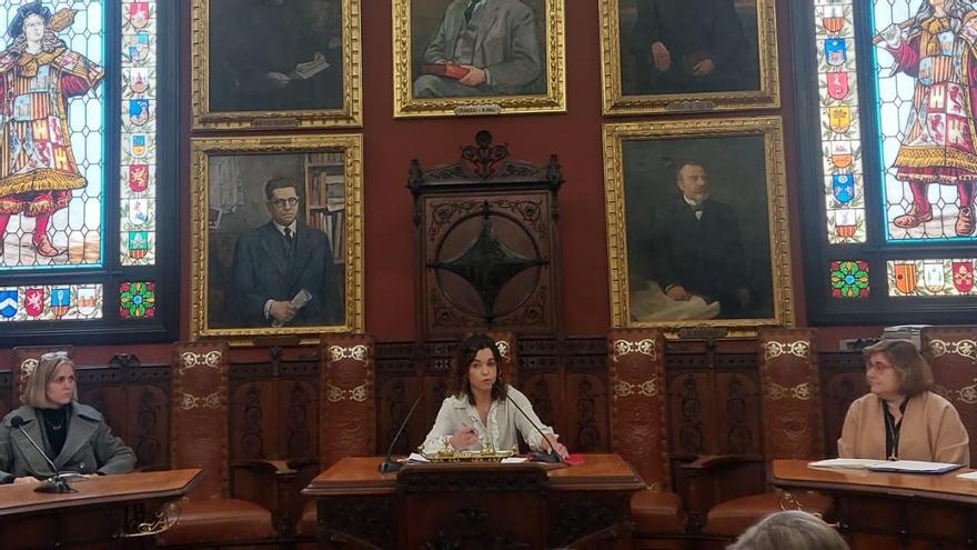 La socialista Rosario Sánchez ha presidido hoy su última comisión.