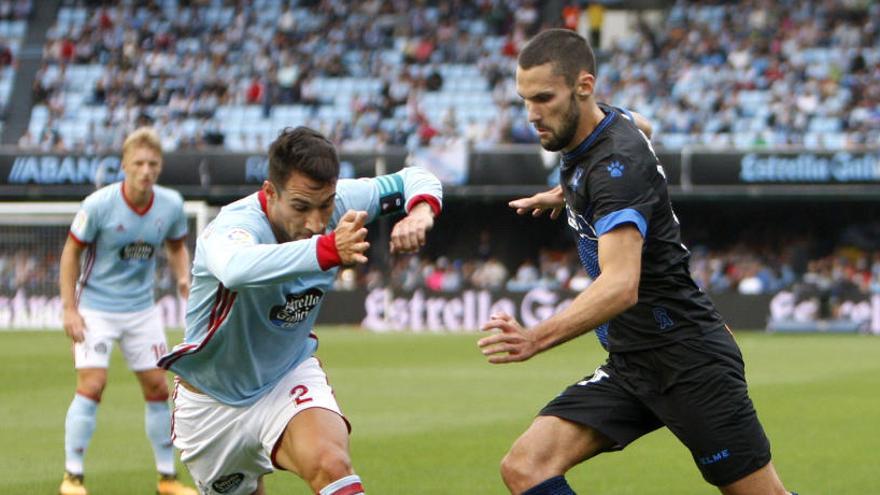 Partido poco vistoso entre el Celta y el Alavés.