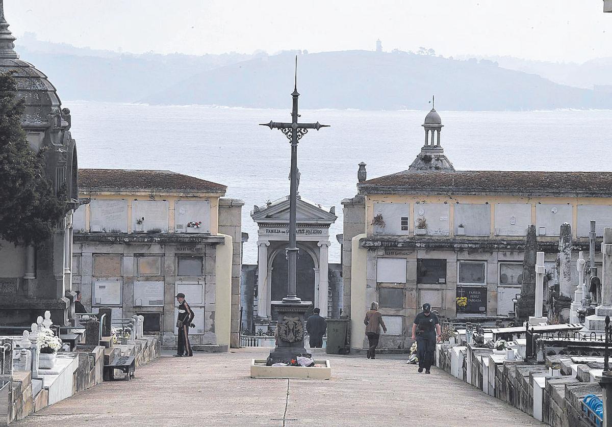 Cementerio de San Amaro, en A Coruña.