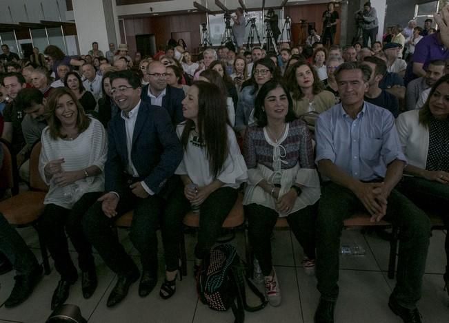 02/04/2017  POLÍTICA  mitin de Susana Díaz en la cascada para postularse como secretaria General del psc psoe celebrado en la cascada tenerife