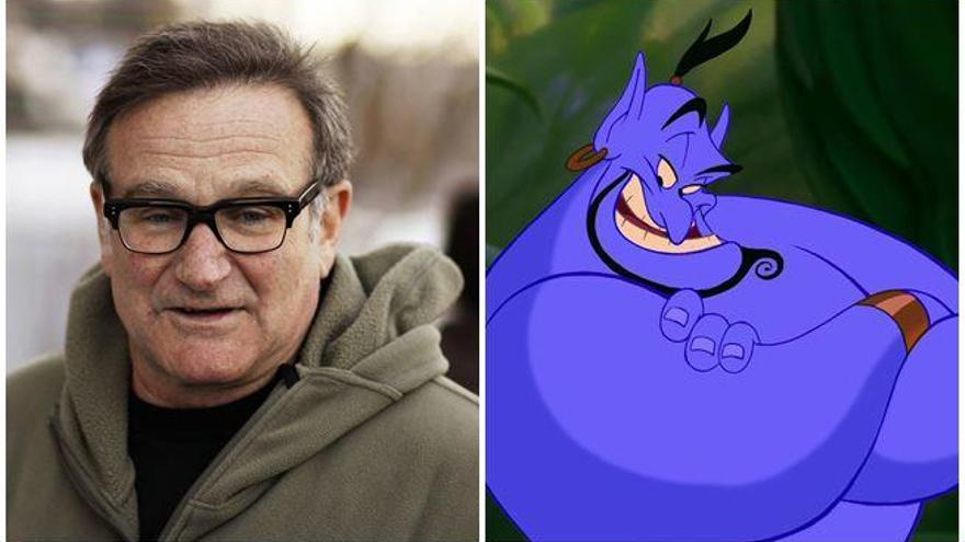 El actor Robin Williams y el Genio.