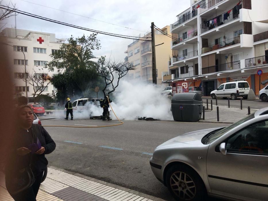 Incendio en el centro de Ibiza