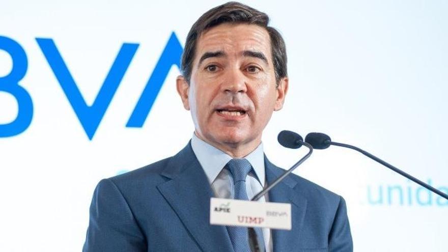 El presidente del BBVA, Carlos Torres Vila.