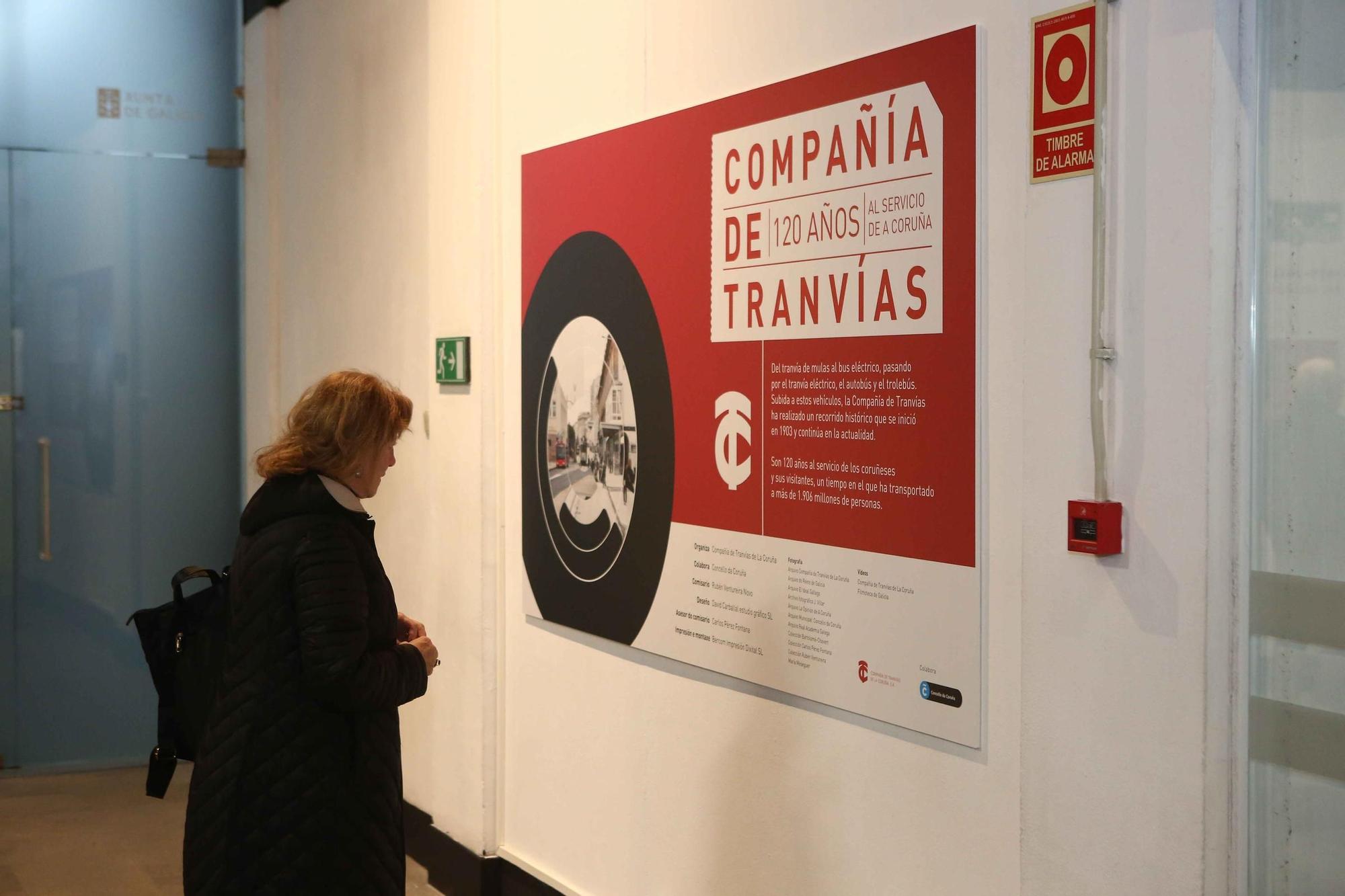 La Compañía de Tranvías inaugura la exposición por sus 120 años de historia