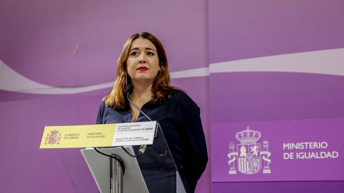 La secretaria de Estado de Igualdad y contra la Violencia de Género, Ángela Rodríguez Pam.