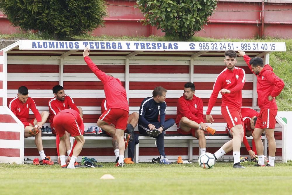 Entrenamiento del Sporting